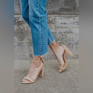 Suede Lulus Heels— Size 6